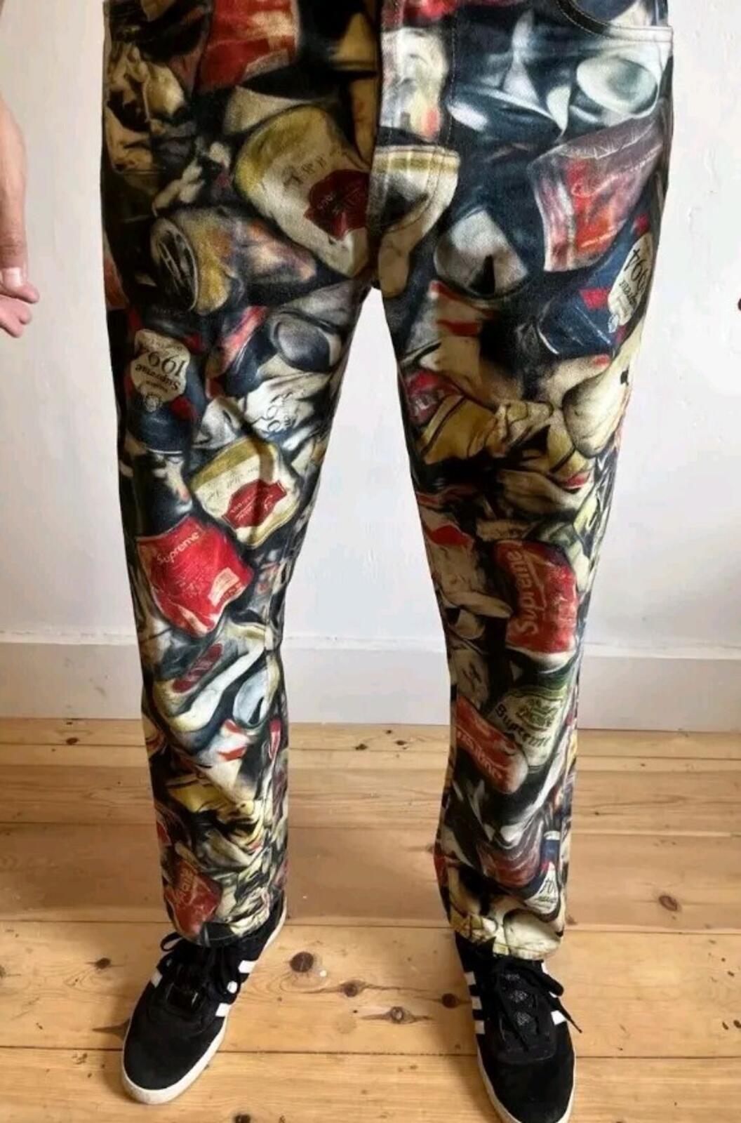 SS21 Supreme Cans regular jeans size 34 W34 L32 Cotton Trousers Pants