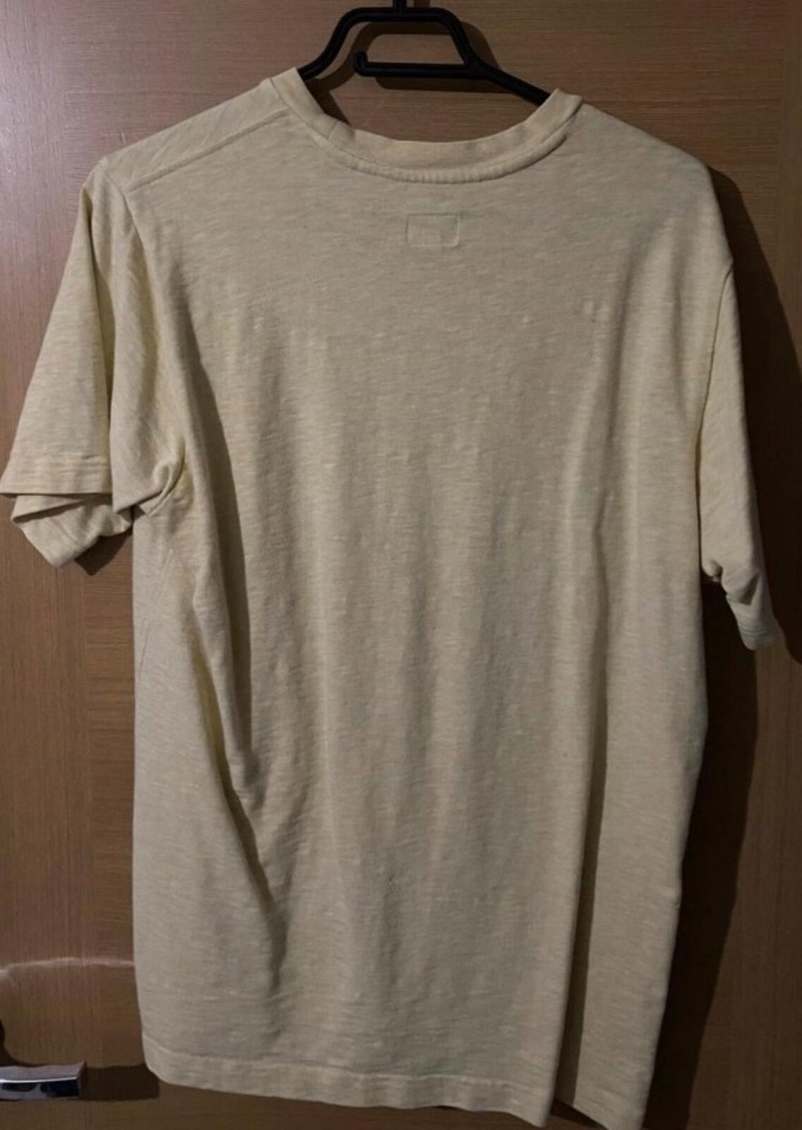 FW12 Supreme Paw Cut And Sew tee L large short sleeve t-shirt top yellow vintage