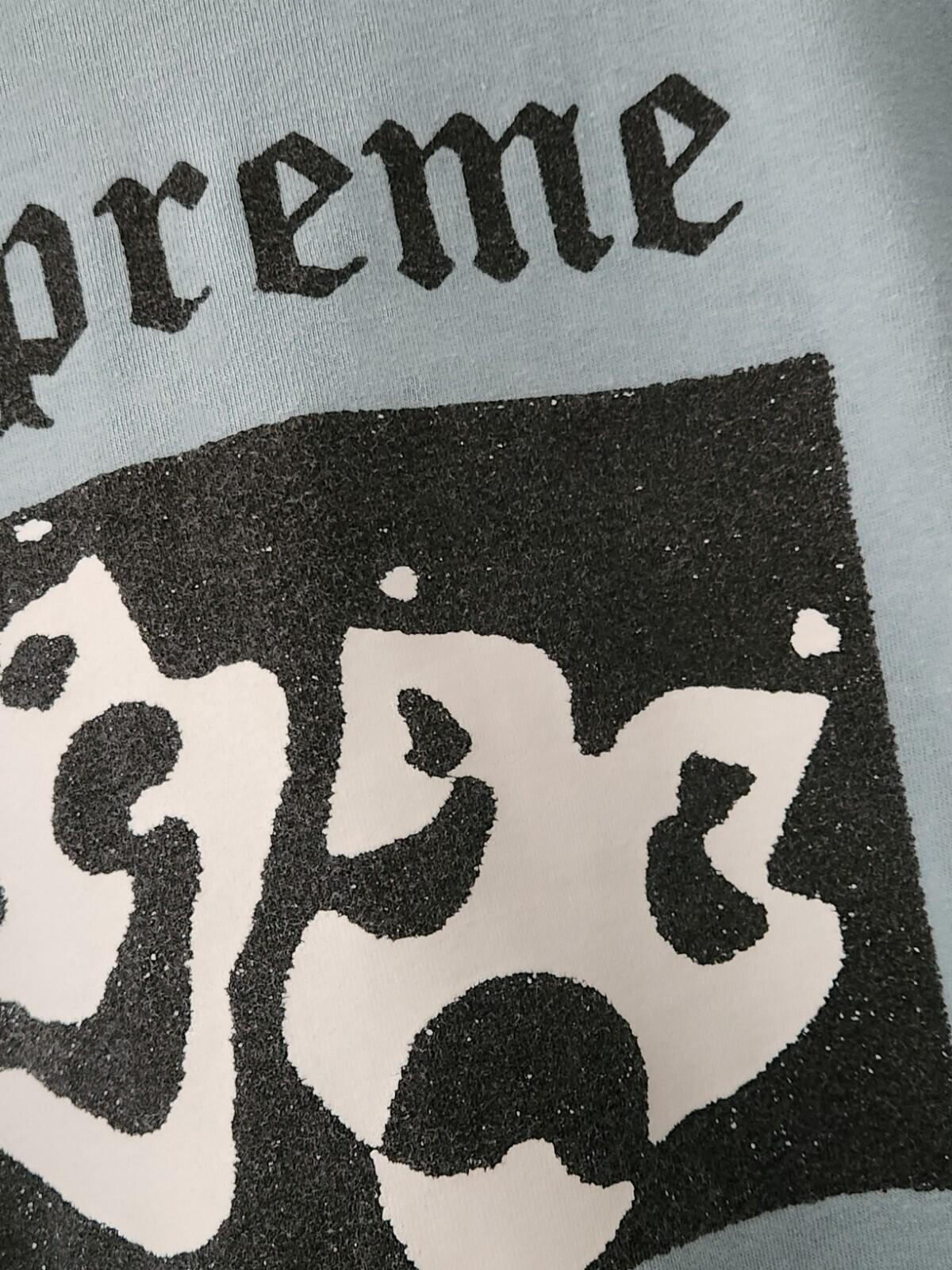 SS16 Supreme Productions Langarm-T-Shirt Schiefer Größe L großes T-Shirt