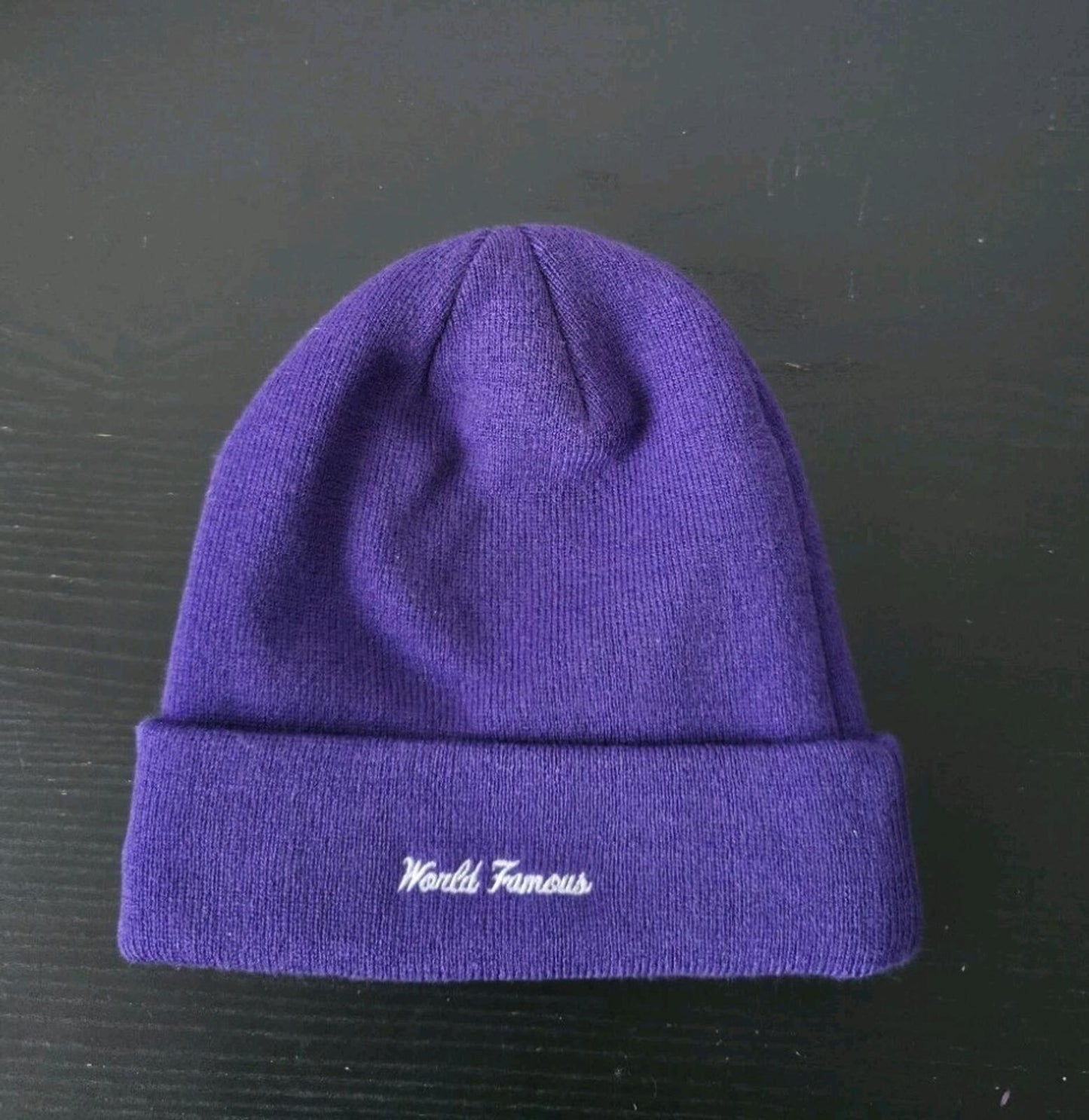 FW20 Supreme New Era Cross Box Logo Beanie Purple