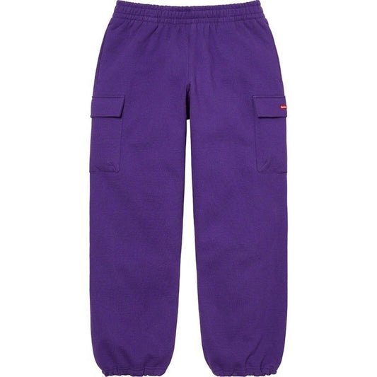 FW22 Supreme Box Cargo Sweatpant Morado Talla L