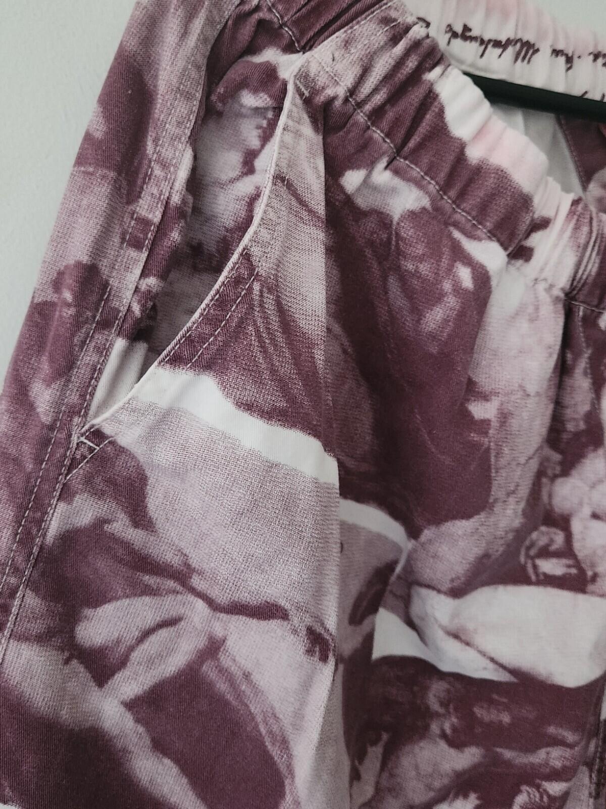 HW17 Supreme Michelangelo Hose Burgund Größe XL