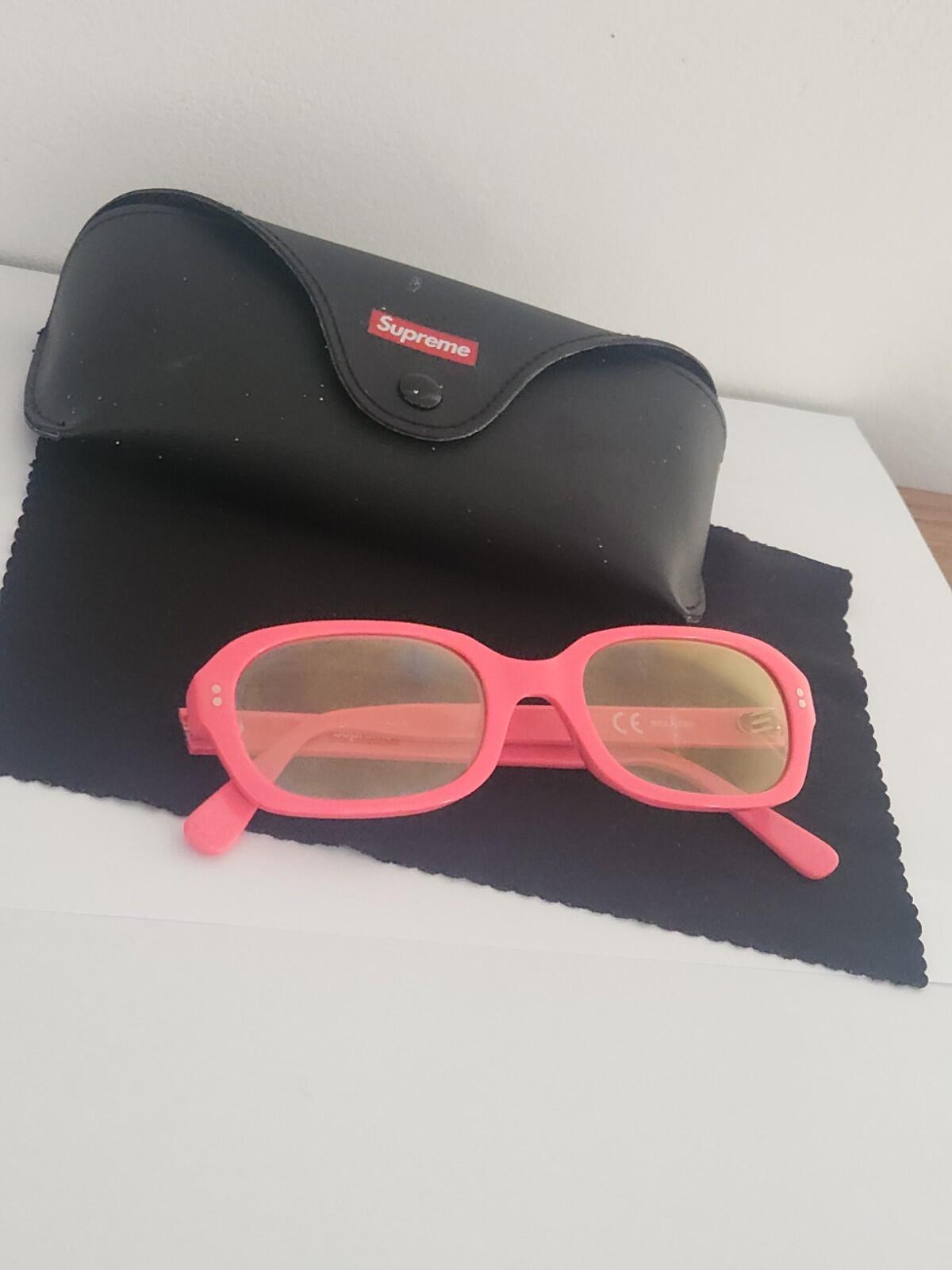 SS21 Supreme Vega sunglasses Pink made in Italy glasses accessory handmade