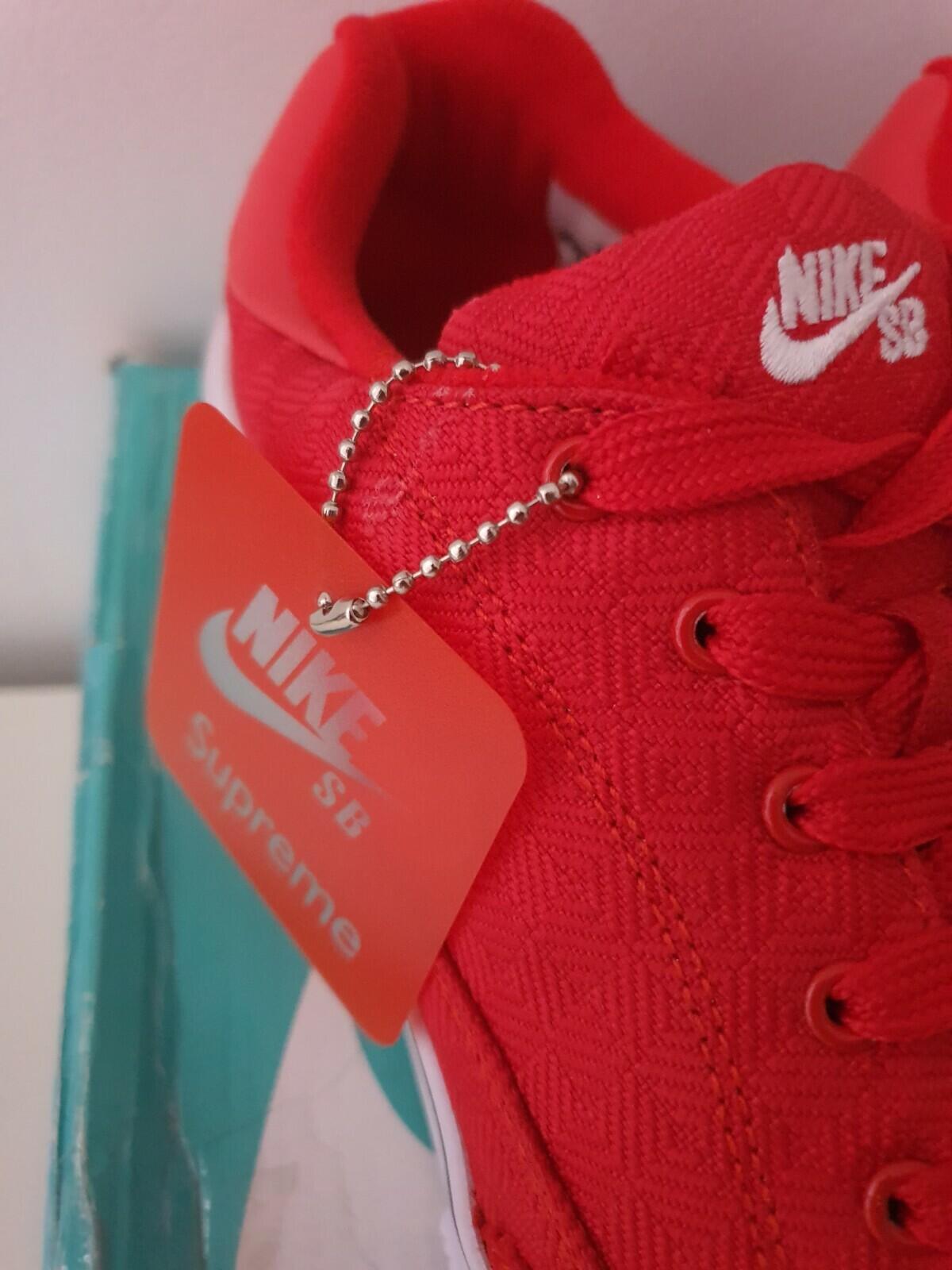 SS15 Supreme x Nike SB GTS trainers red US 11 UK 10  EU 45 lot Rare Vintage 2015