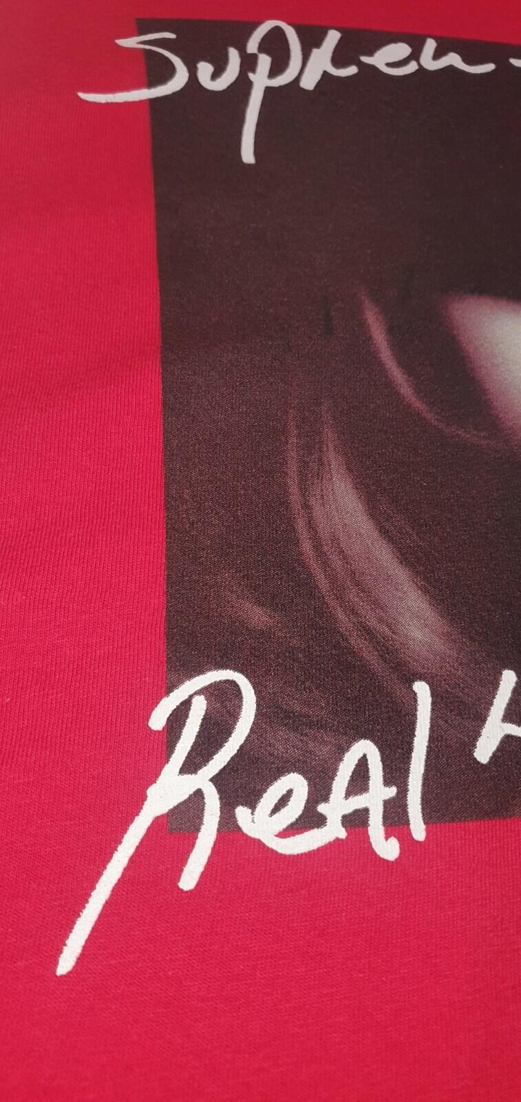 FW19 Supreme Mary J. Blige red Tee size M medium T-shirt American Singer