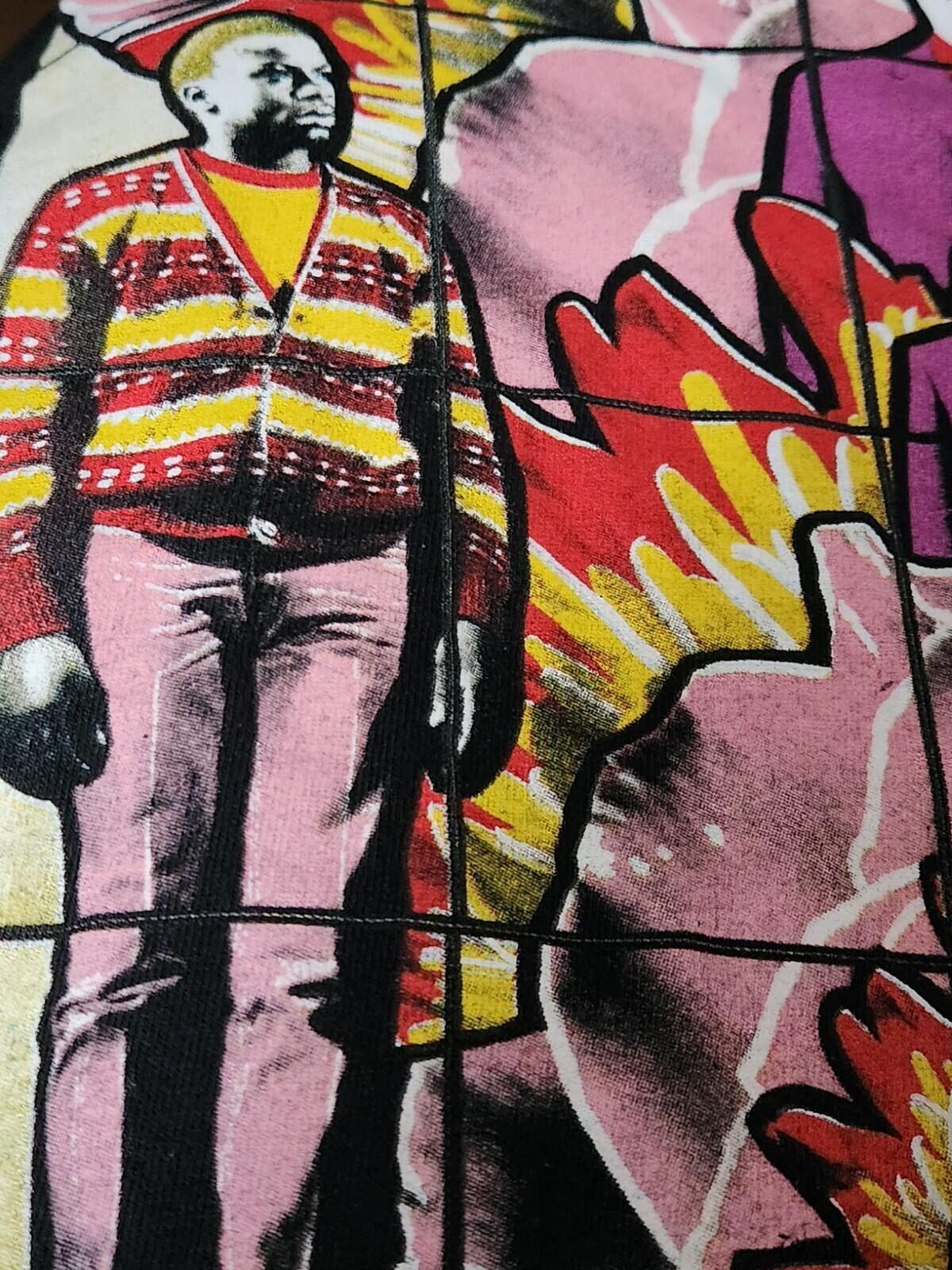 SS19 Supreme Gilbert & George Life camiseta talla L grande negra playera Nueva
