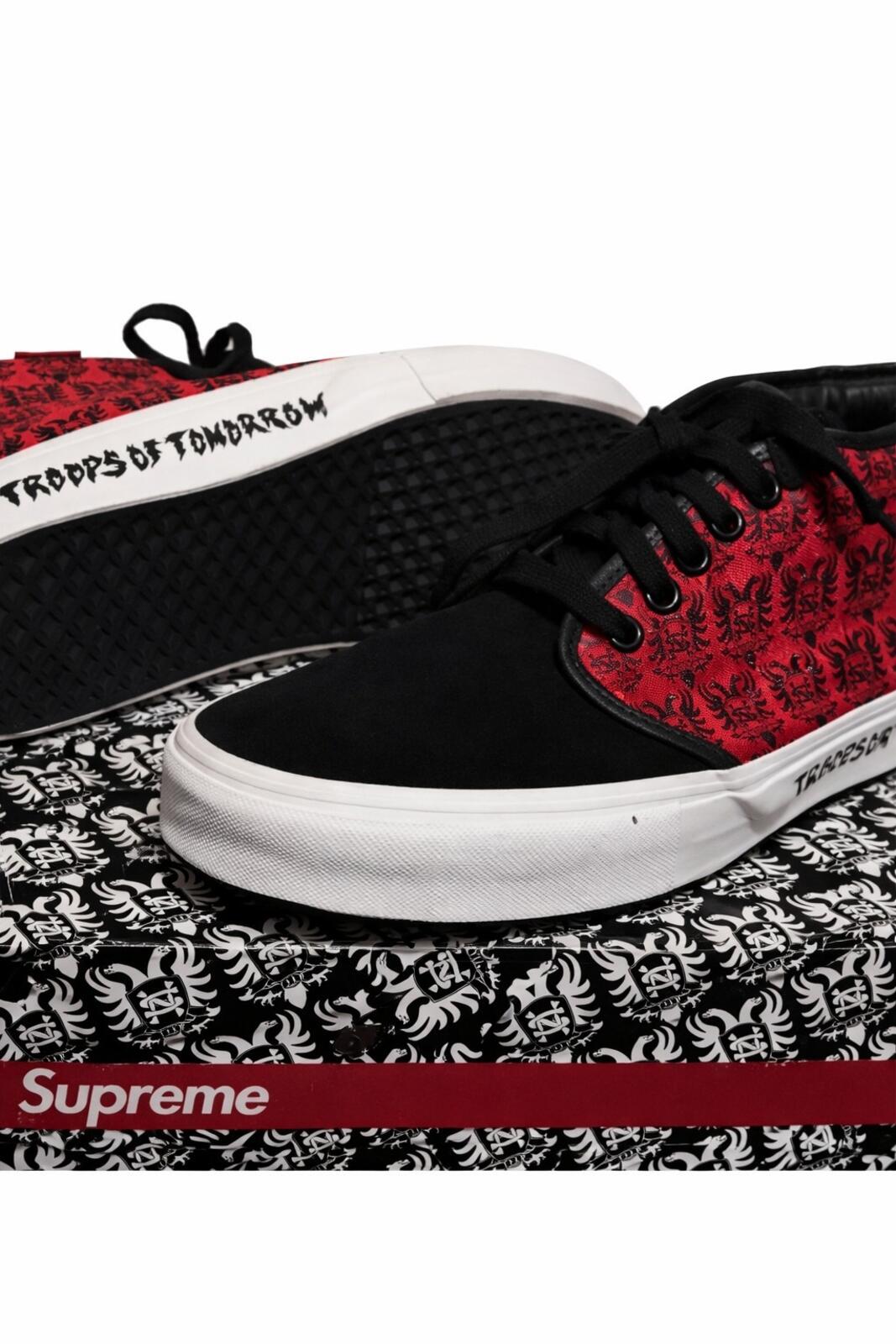 FW07 Supreme x Vans x Neighborhood Chukka Trainers Size UK 8.5 EU 42.5 US 9.5