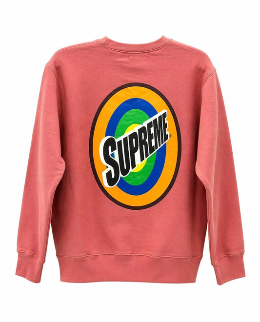 SS16 Supreme Spin Logo Crewneck Mauve Size XL