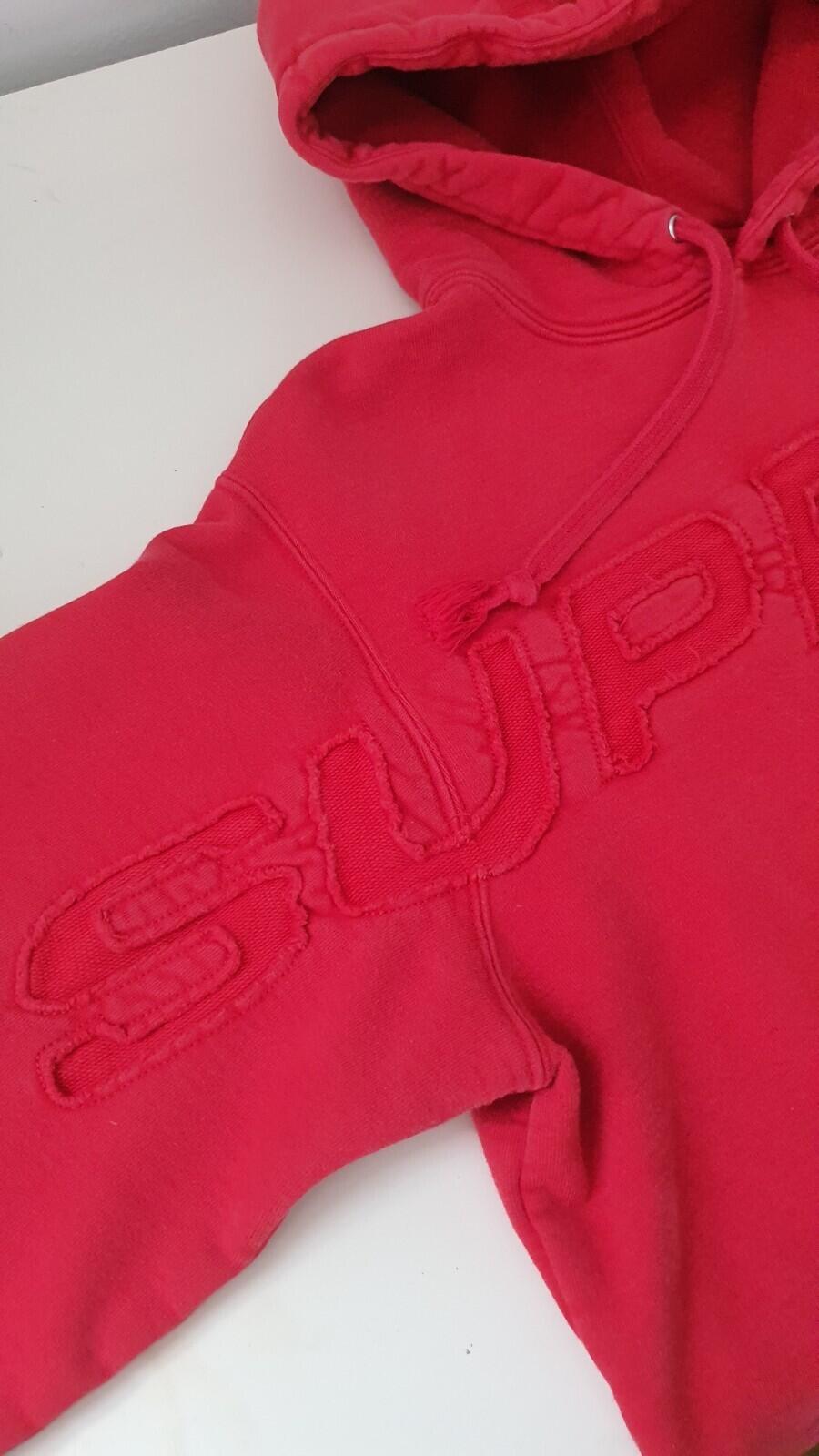 SS19 Supreme Set In Hooded Sweatshirt roter Hoodie Größe S small