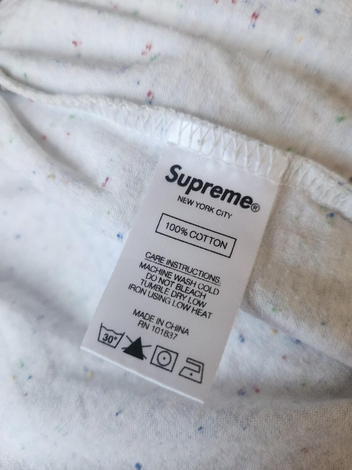 SS21 Supreme Small Box Tee Multi Ash Top Tee Size S