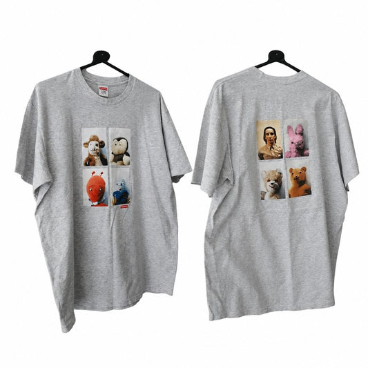 FW18 Supreme Mike Kelley Ahhyouth! Tee Ash Grey Größe L