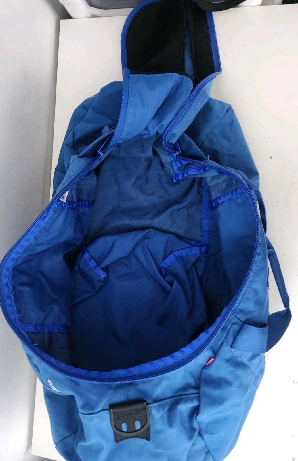 FW04 Supreme 40 Thieves XD Duffle Bag Blue Duffel Vintage 2004 Made In U.S.A