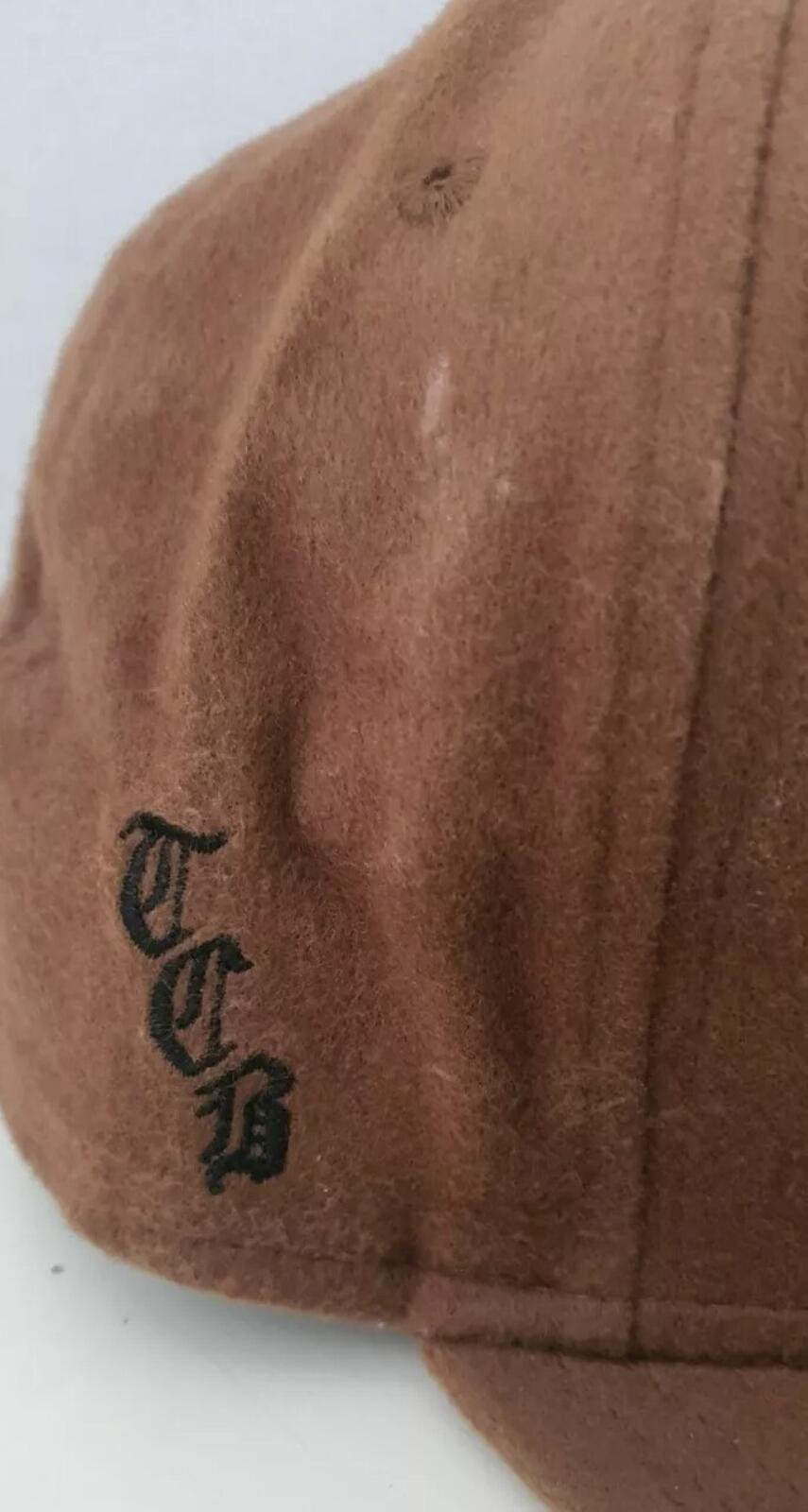 FW11 Supreme Loro Piana Box Logo New Era Hat Wool Brown Size 7 1/2
