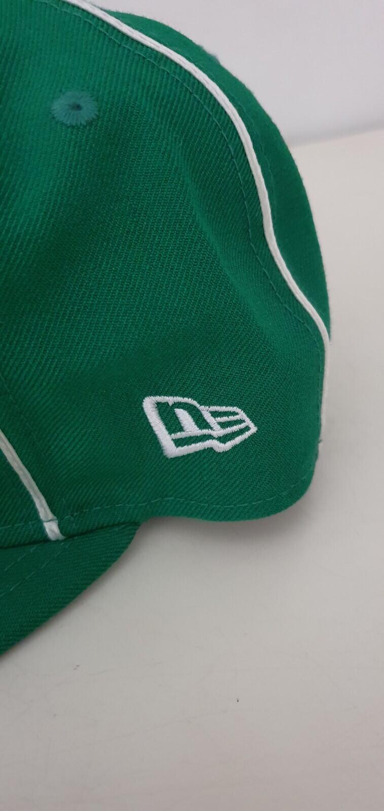 SS17 Supreme Piping Box Logo New Era 59fifty green hat cap size 7 3/8 New