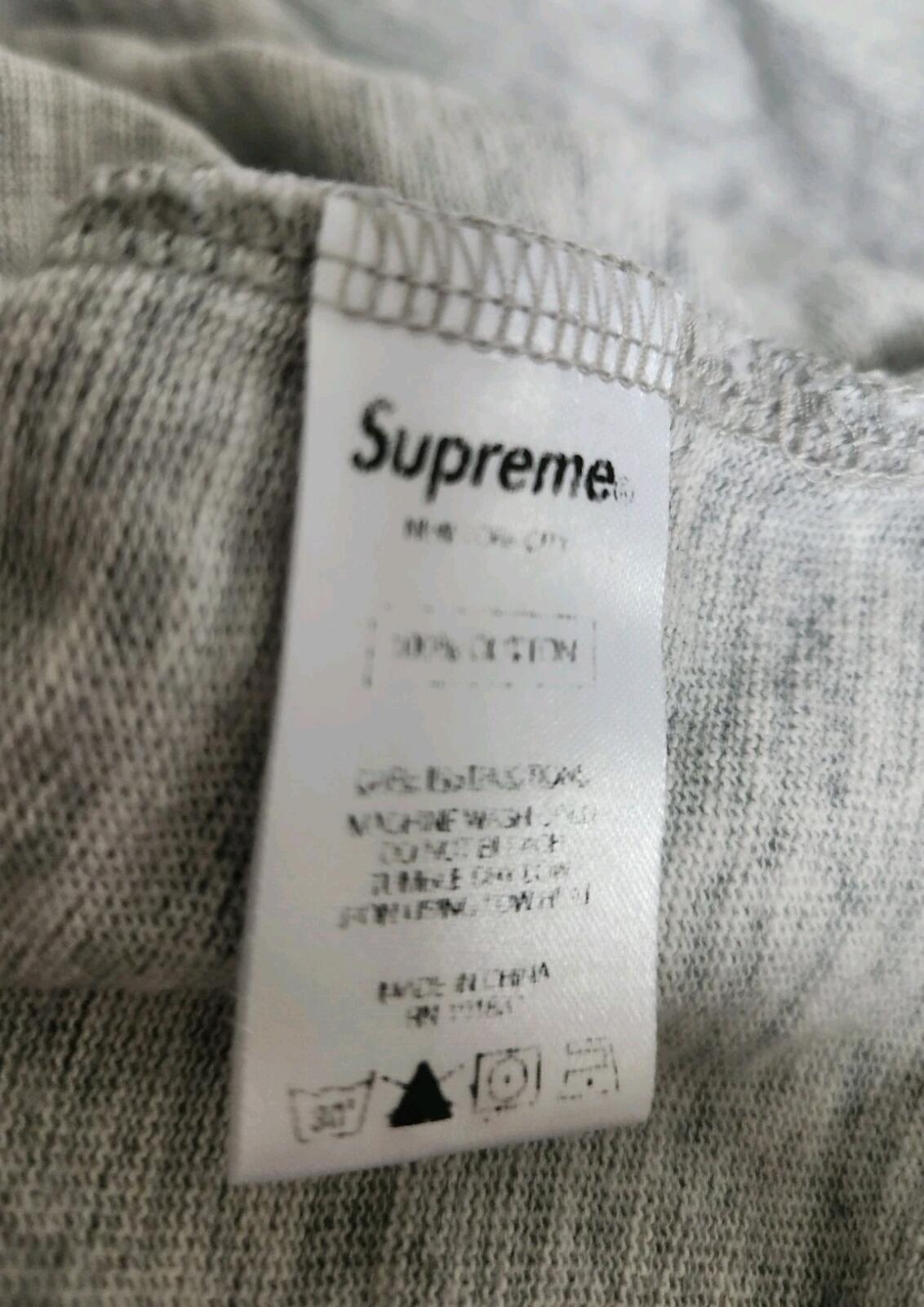 SS14 Supreme Marathon Tank Top grey sleeveless tee T-shirt size L large Vintage