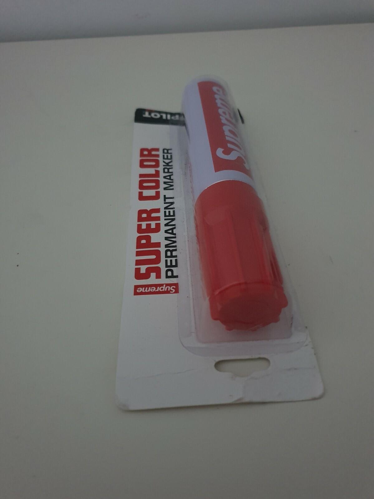 FW18 Supreme Pilot Marker super color permanent marker red New Accessory