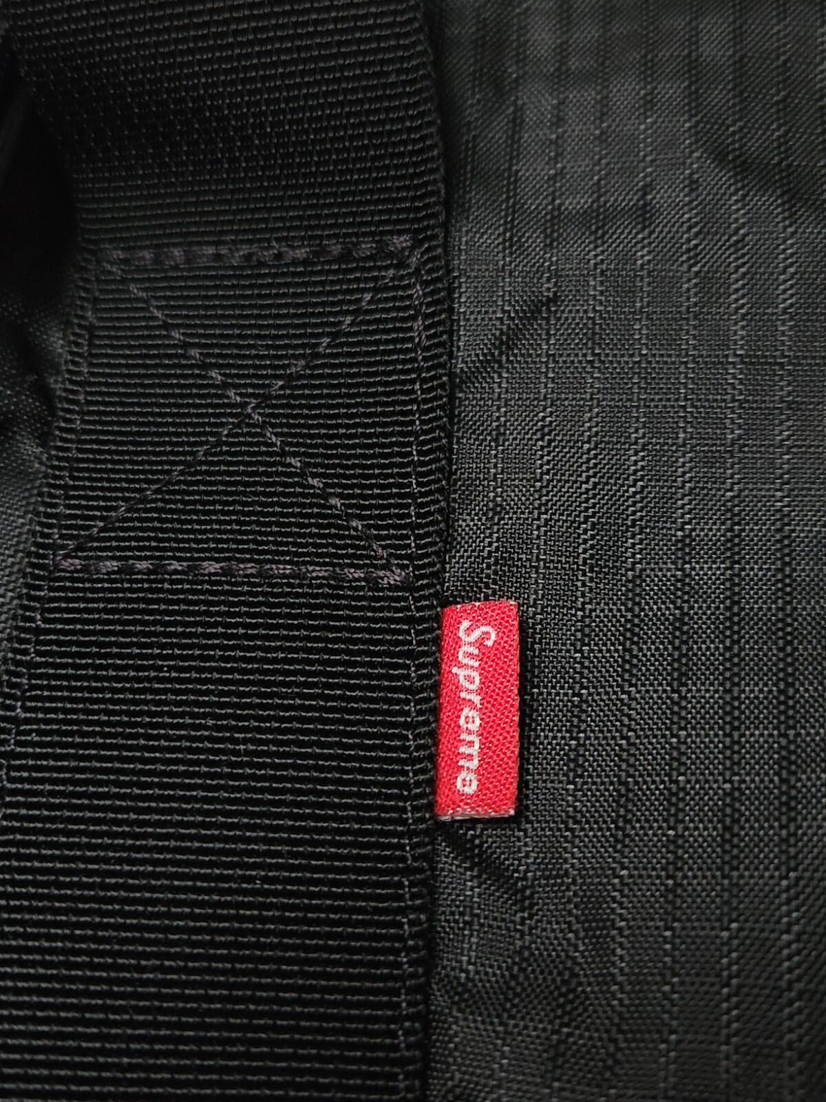 SS21 Supreme zip tote Black Bag Water Resistant Nylon