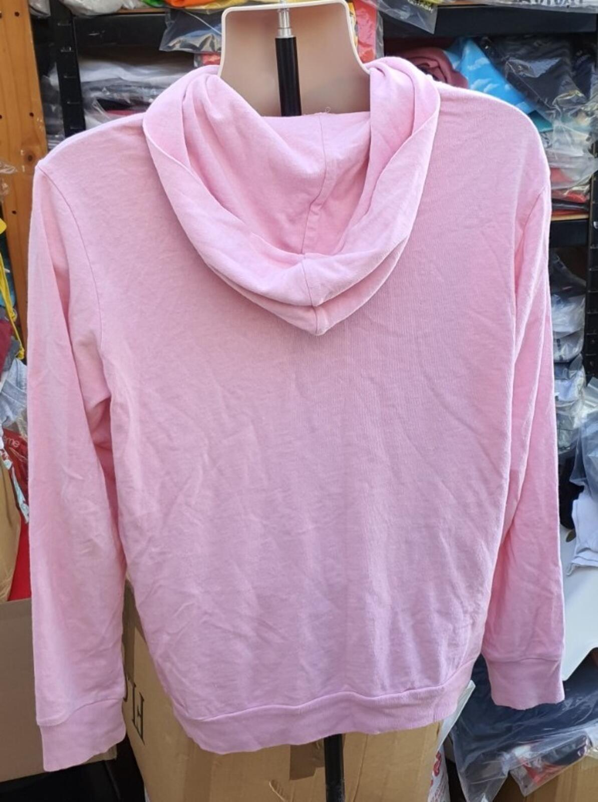 SS15 Supreme Mini Harvard Kapuzen-Langarmshirt Hoodie Pink Größe M