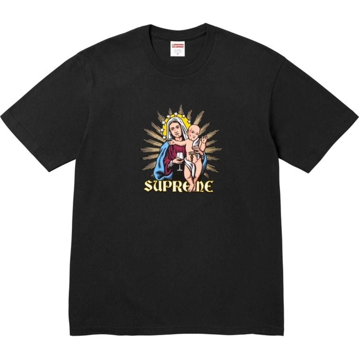 FW24 Supreme Blood Tee Black Size M Artwork By Sean Cliver