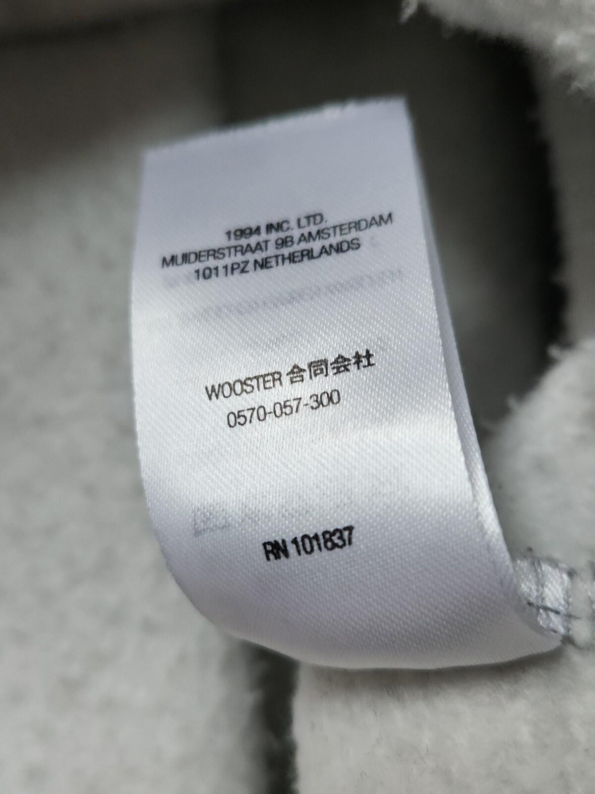 FW22 Supreme Double Hood Facemask Zip Up hooded sweatshirt Size XL hoodie Grey