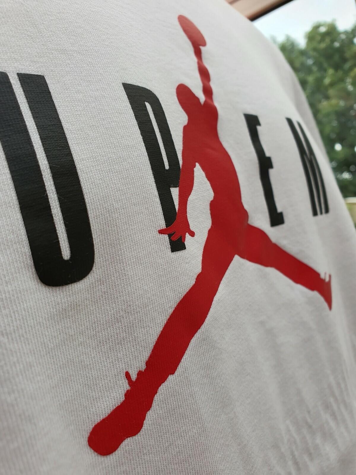 FW15 Supreme x Jordan Jumpman Tee White Size L