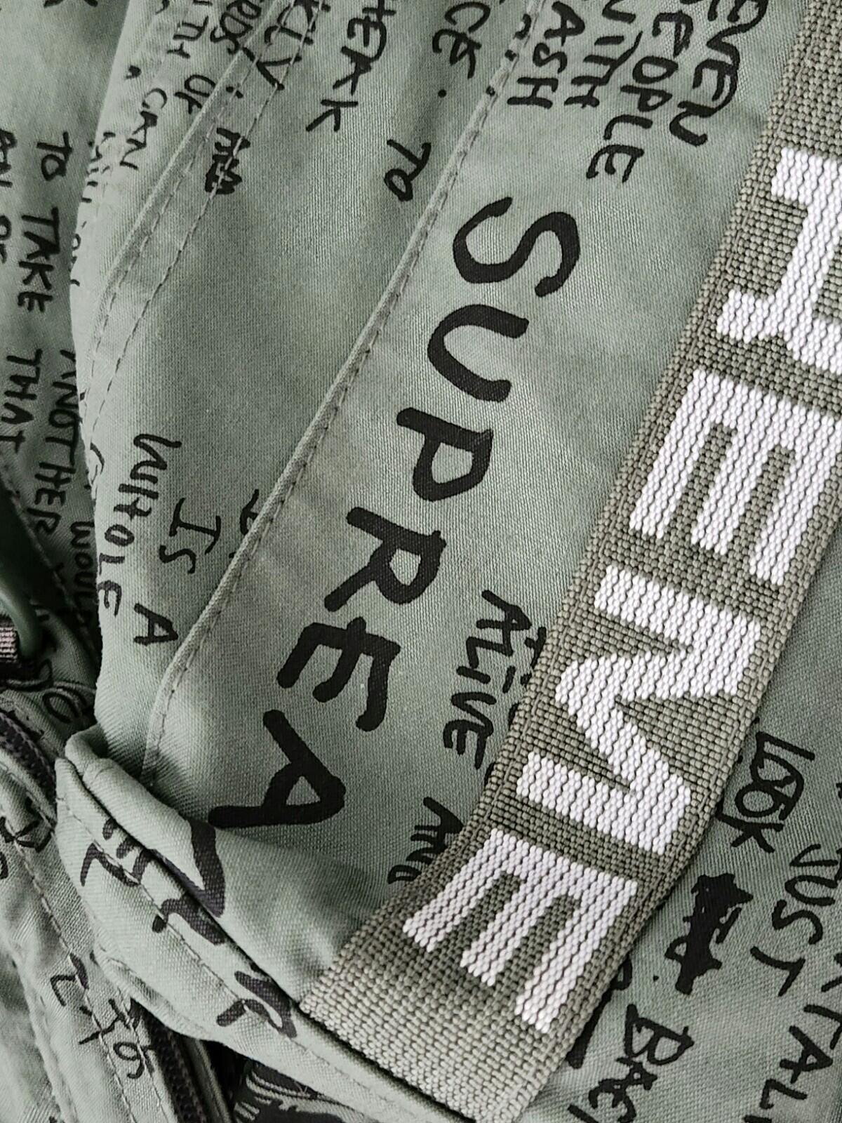 SS23 Supreme Field backpack Water Resistant Bag Olive Gonz 37L Mark Gonzales New