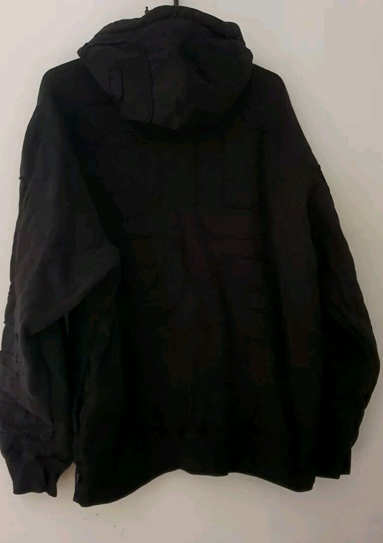 SS20 Supreme Cutout Letters Hooded Sweatshirt size L large black hoodie