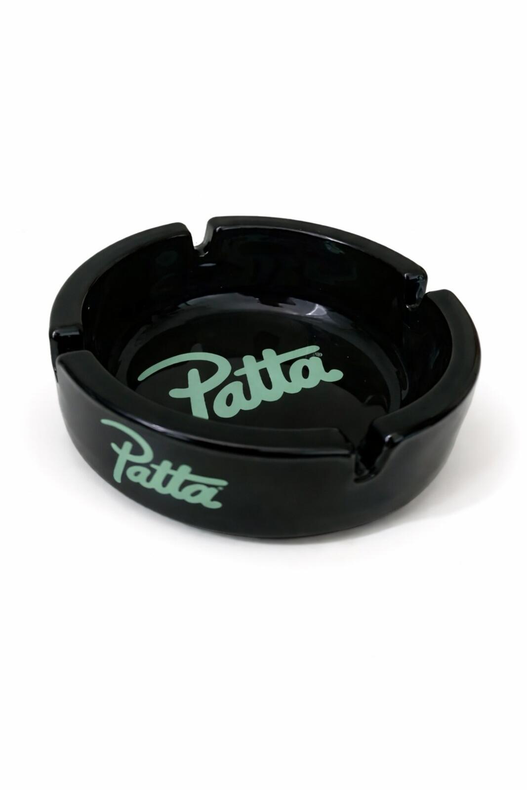 SS18 PATTA Ash ceramic Ashtray Black Green Accessory
