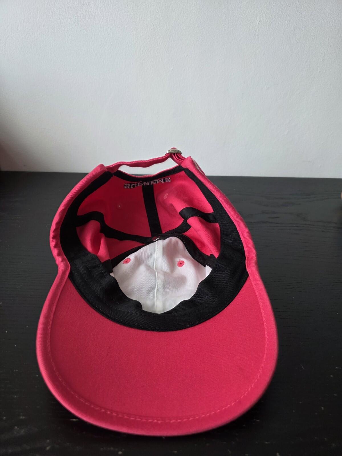 SS20 Supreme Piping 6-panel Cap Pink