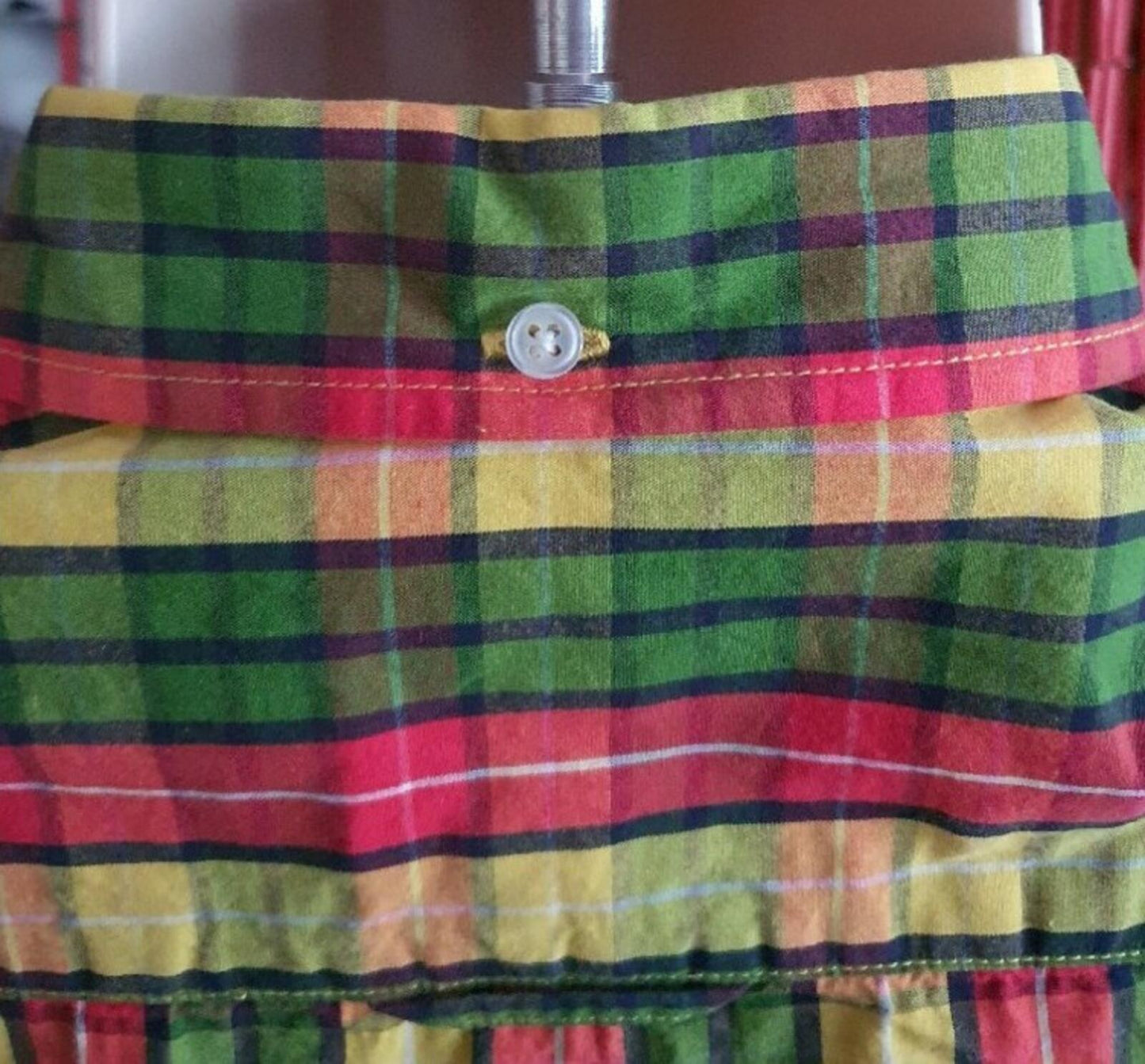 SS10 Supreme Factory Plaid S/S Shirt Multicolor Tartan Size S