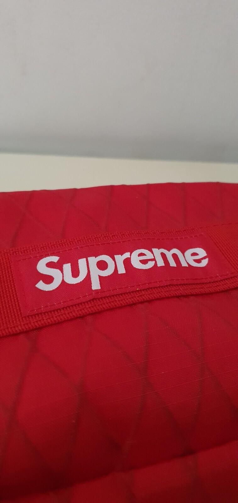 FW18 Supreme Utility Bag Red Waterproof Reflective
