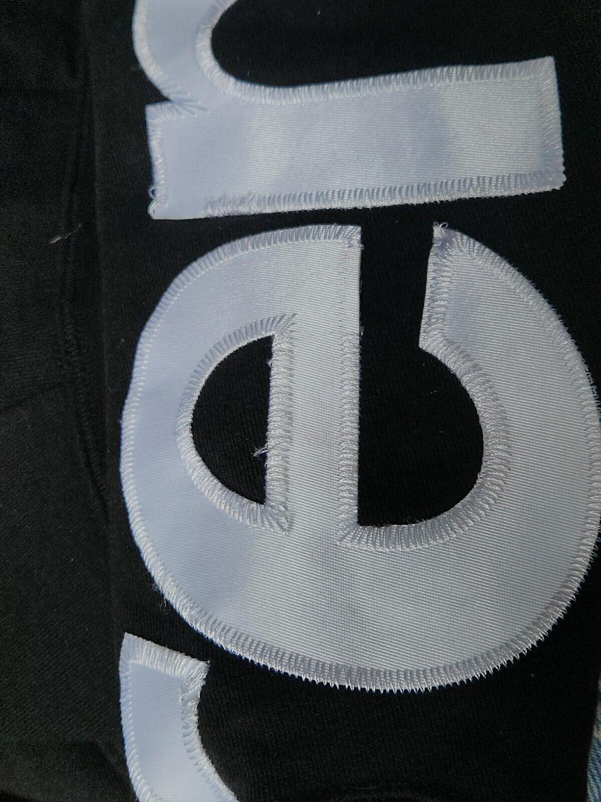 SS22 Supreme Cropped Panels hooded sweatshirt size M medium hoodie Black
