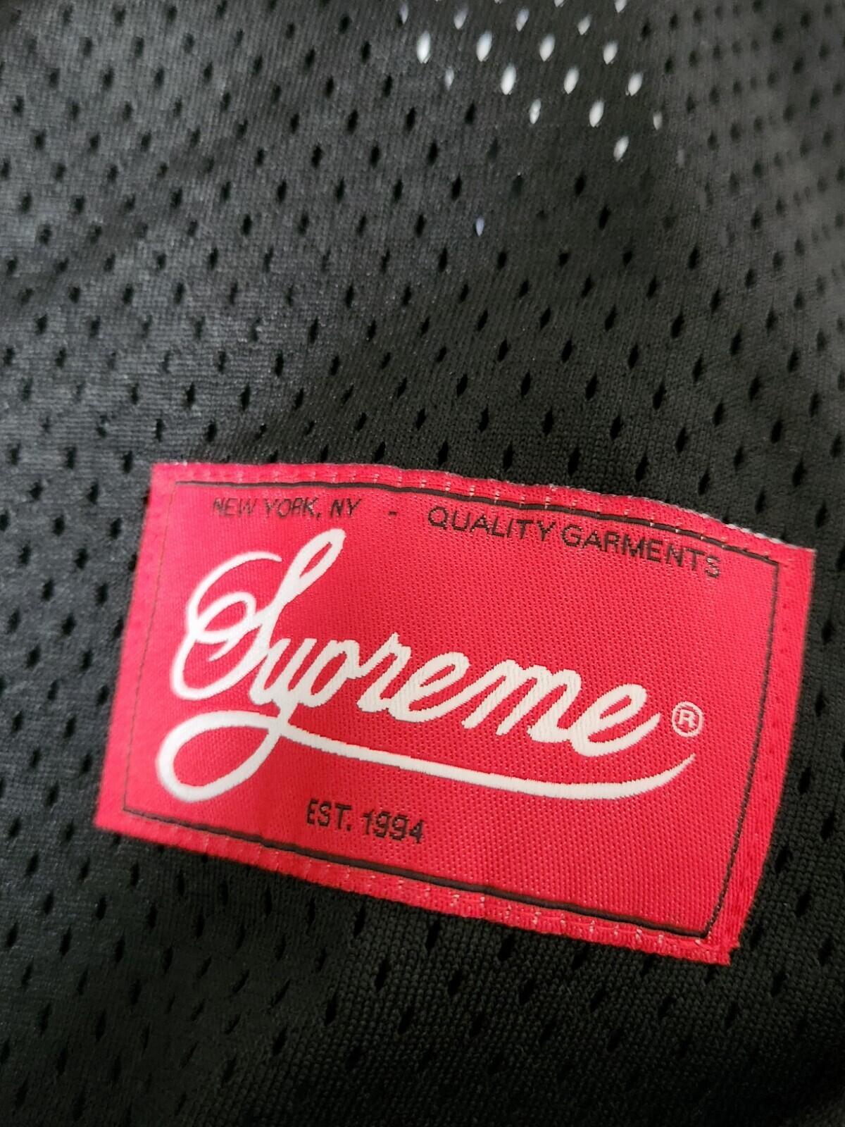 SS20 Supreme Hooded L/S Baseball Jersey size L Large black Top