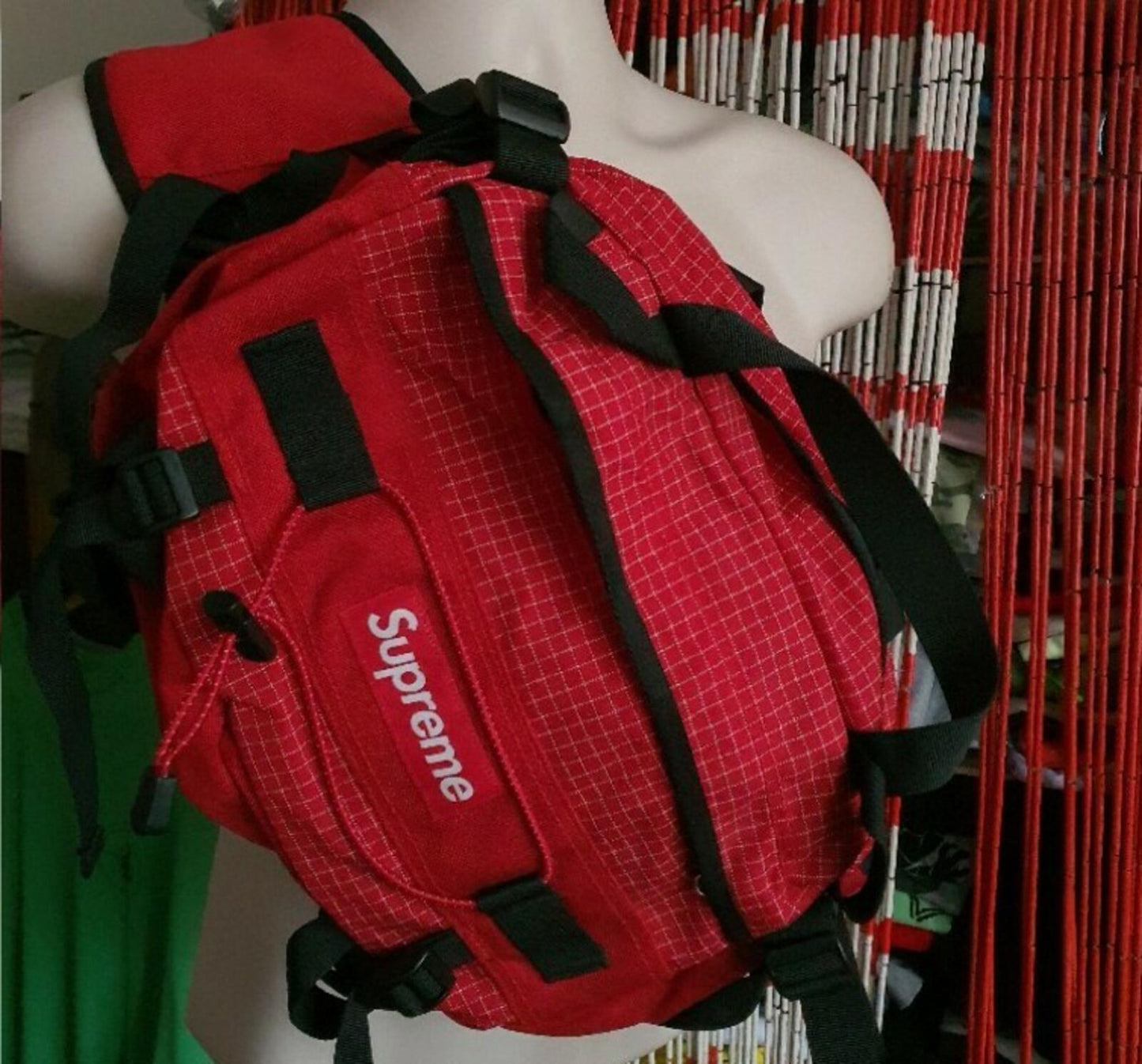FW09 Supreme mountain bag duffle waist shoulder messenger belt vintage 2009 red