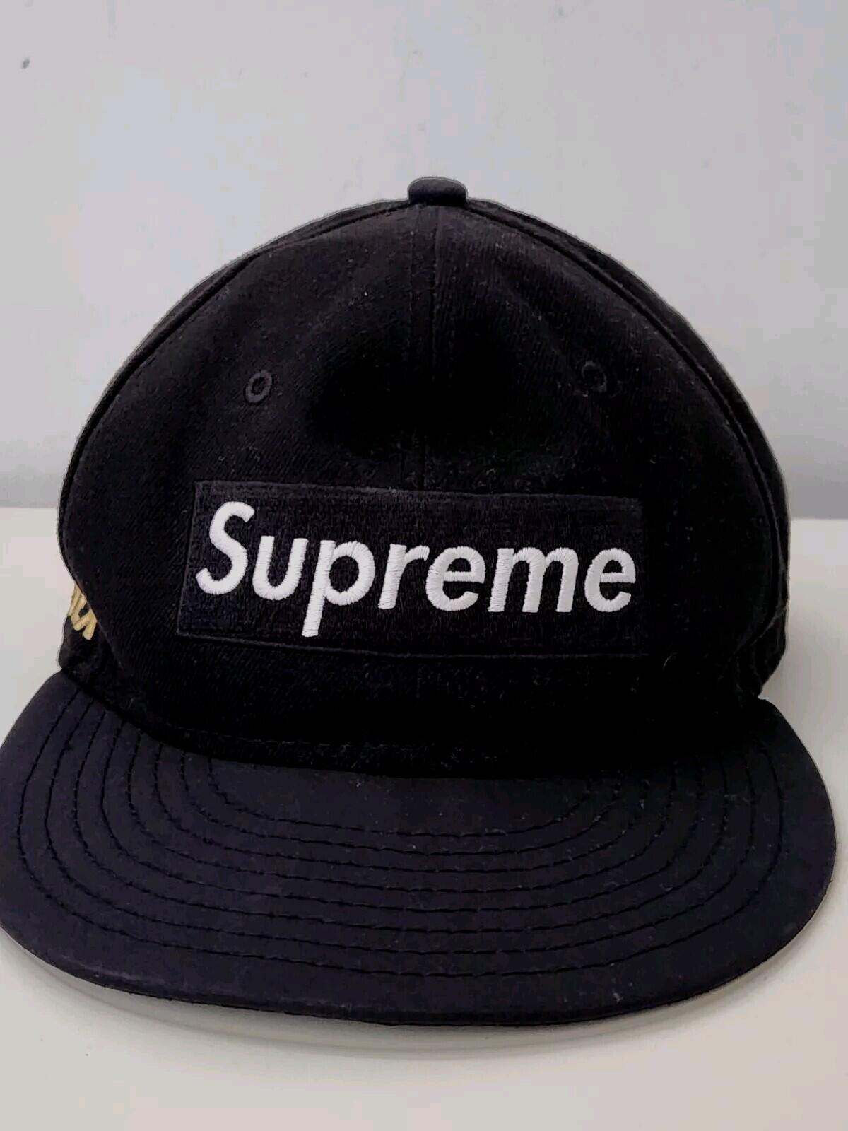 FW14 Supreme GORE-TEX Box Logo New Era Red hat Waterproof cap vintage Rare