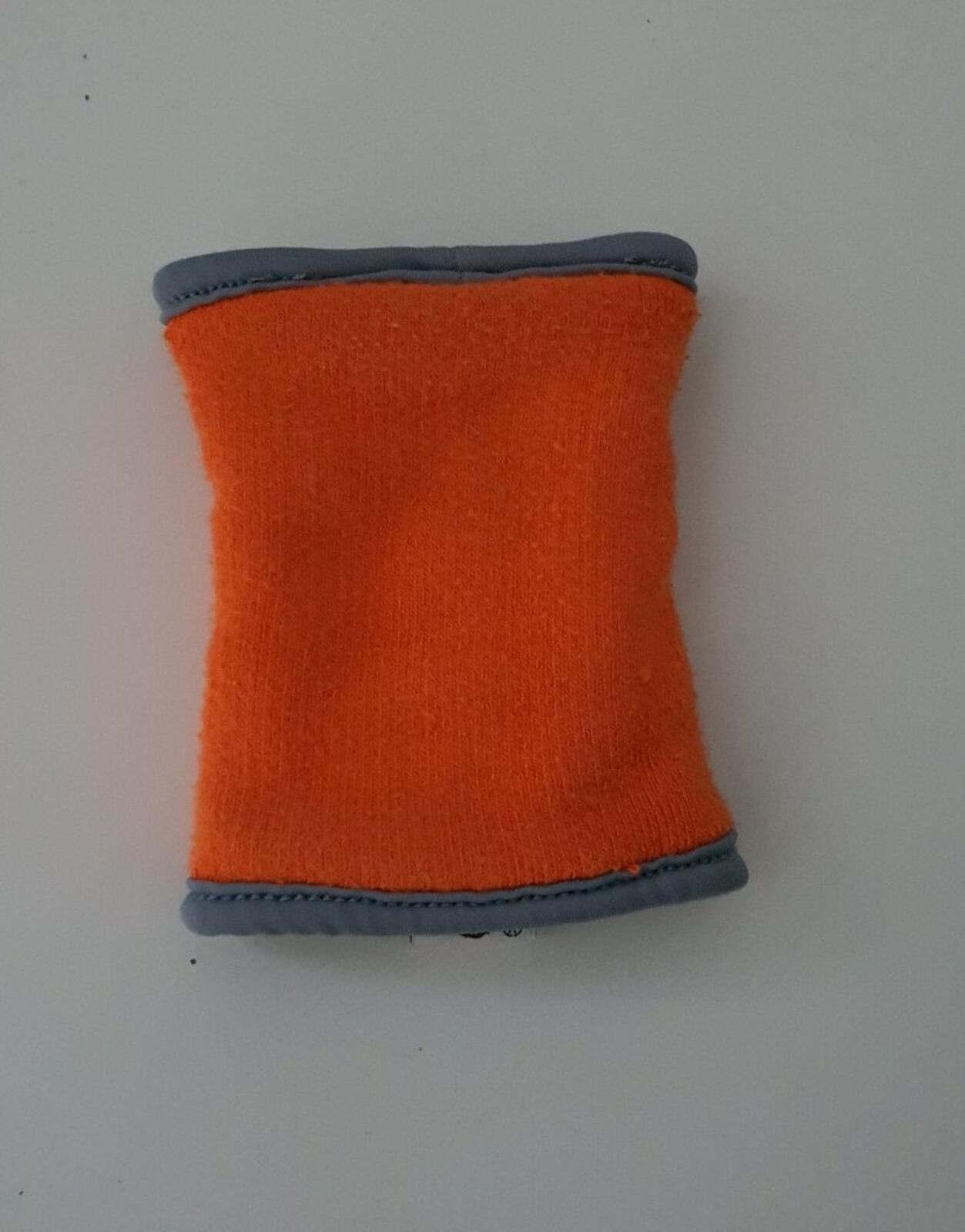A BATHING APE reversible wristband grey / orange BAPE vintage tennis Rare