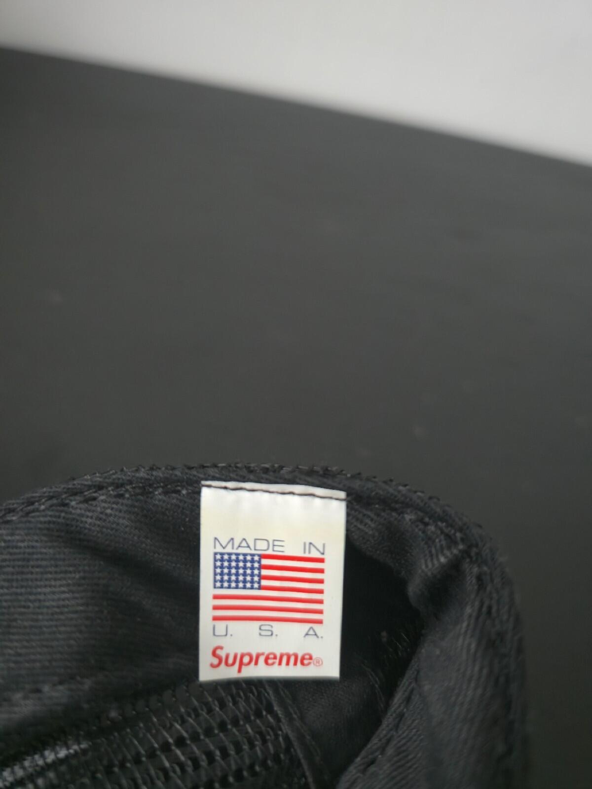 SS16 Supreme Western Mesh Back 5 Panel Cap Trucker Black
