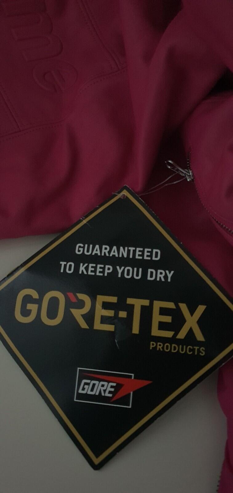 SS22 Supreme GORE-TEX leather jacket RRP $768 Size XL Magenta Pink Waterproof