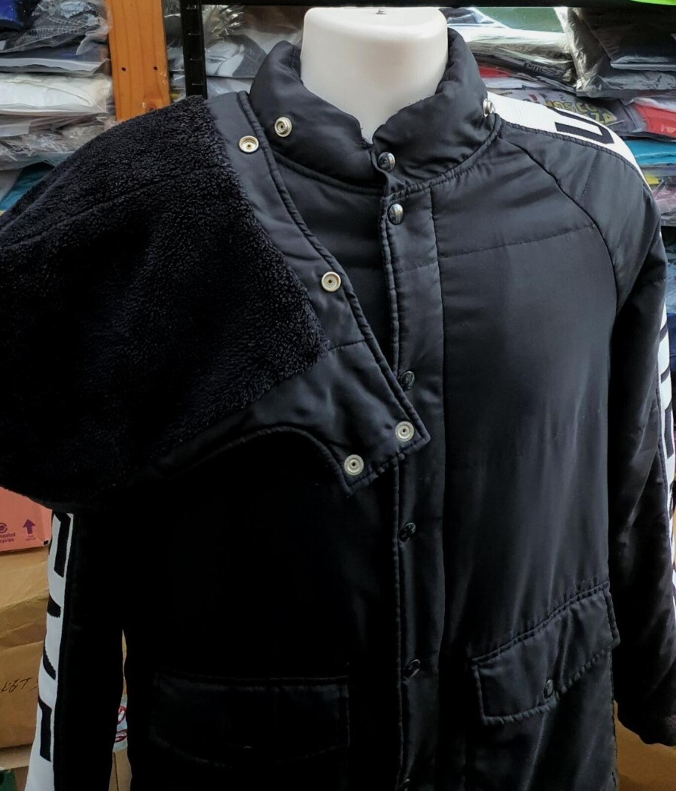 FW14 Supreme Daytona Pile Lined jacket Size M Medium black Vintage Rare 2014