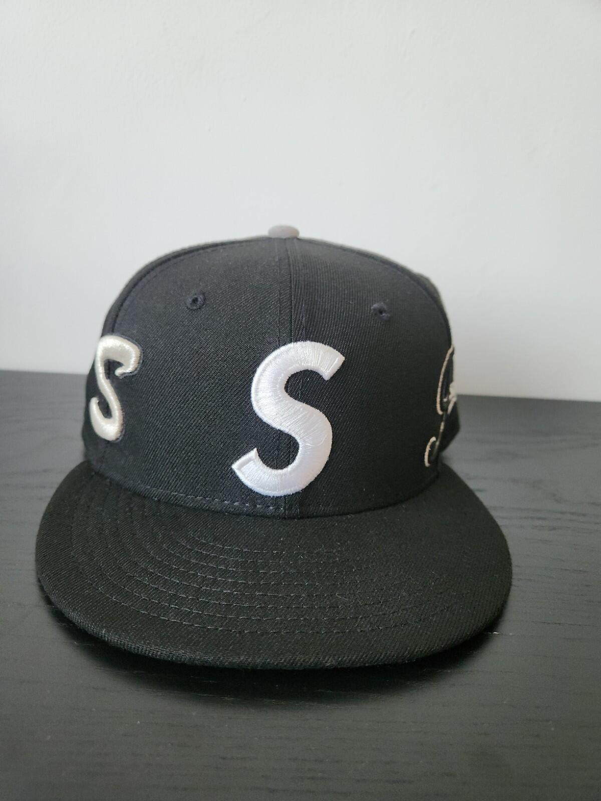 SS25 Supreme Multi S Logo New Era 59Fifty Fitted Cap Black 7 1/4