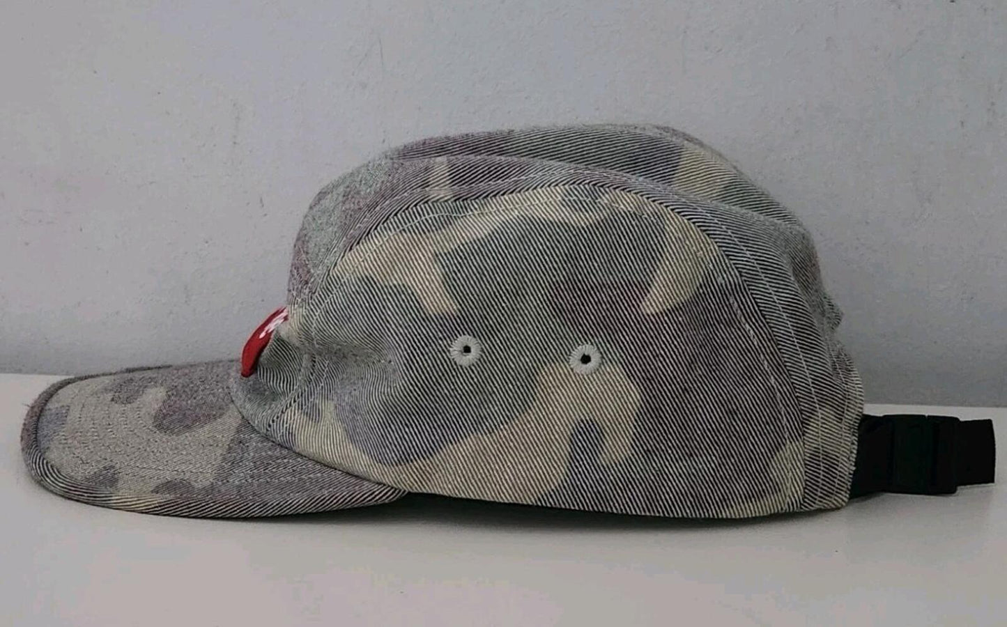 SS19 Supreme Washed Out Camo Camp Cap Hat