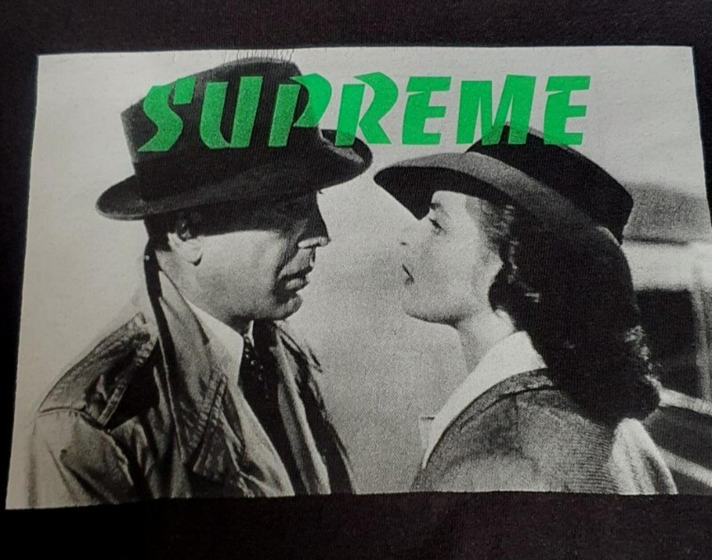 PRIVATE LISTISTING S12 Supreme Casablanca Tee Bogey Black T-shirt M medium Black