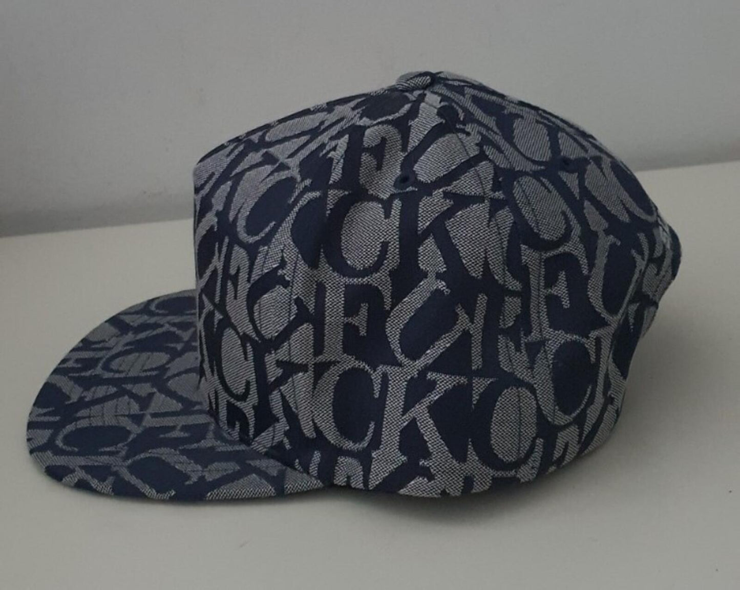 FW17 Supreme F UCK Jacquard 6-Panel Navy Cap Blue Hat New