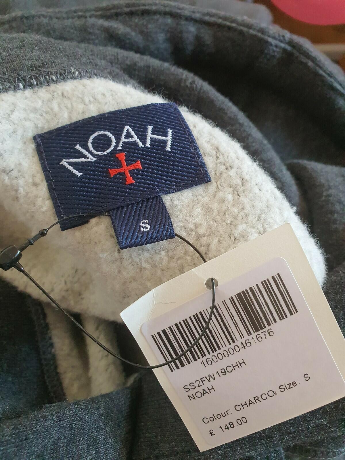 FW19 NOAH Jolly Roger Kapuzenpullover Charcoal Größe S