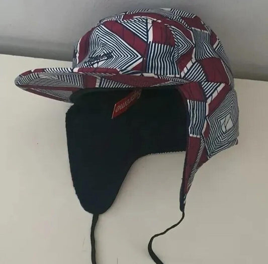FW12 Supreme African Trail hat S/M small medium cap earflap vintage 2012 Rare