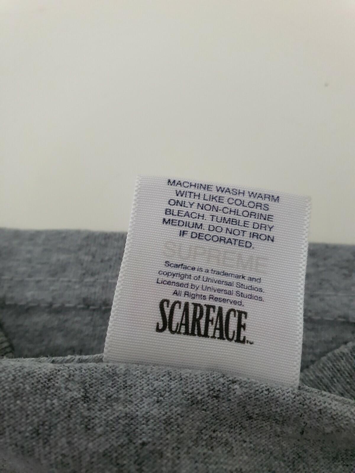 FW17 Supreme x Scarface Shower tee heather grey T-shirt M medium Tony Montana