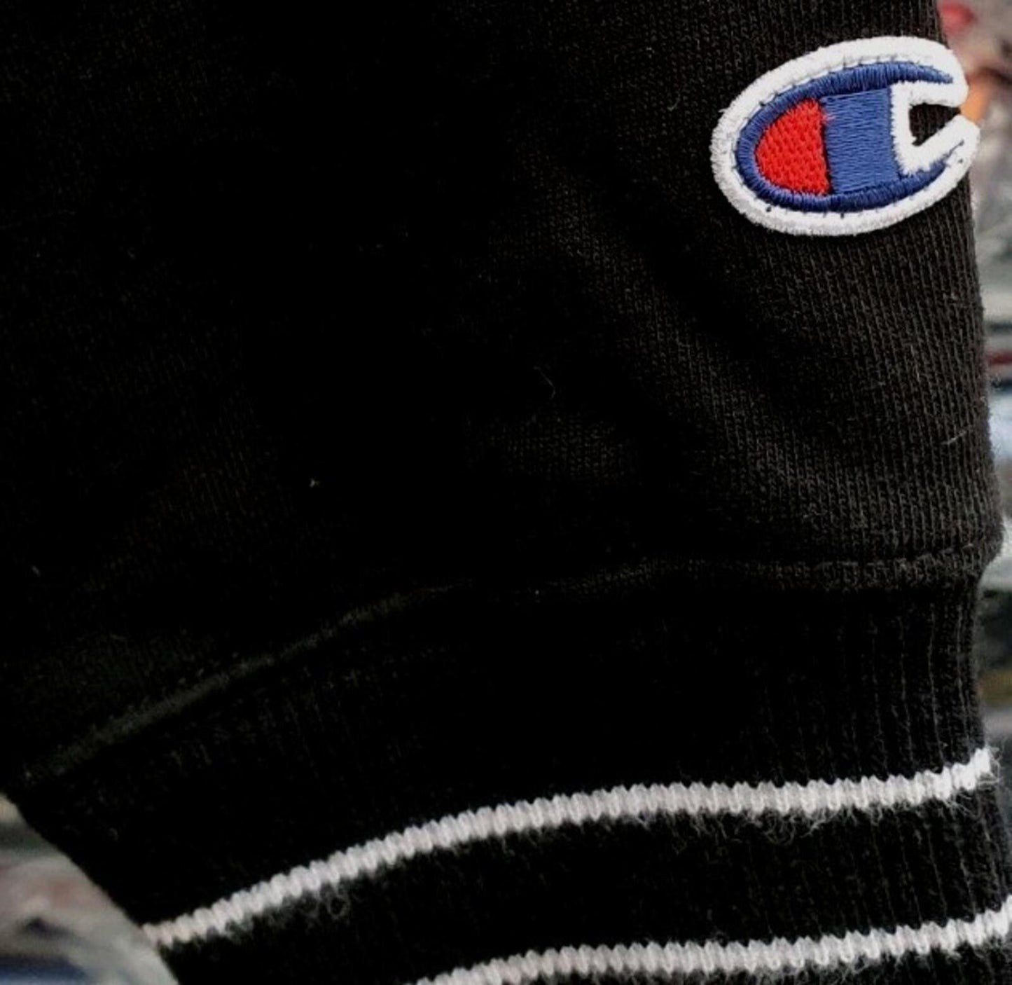 SS15 SUPREME x Champion sudadera con capucha negra talla L grande / M mediana Rara