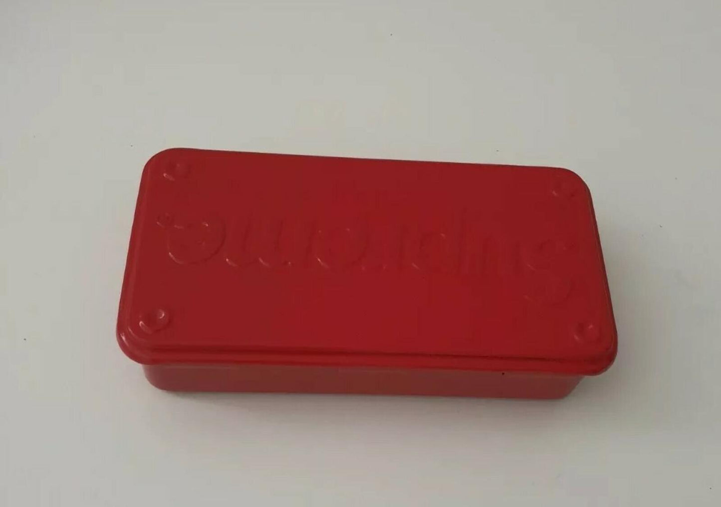 SS13 Supreme large flip top metal box red Rare Accessory Vintage 2013