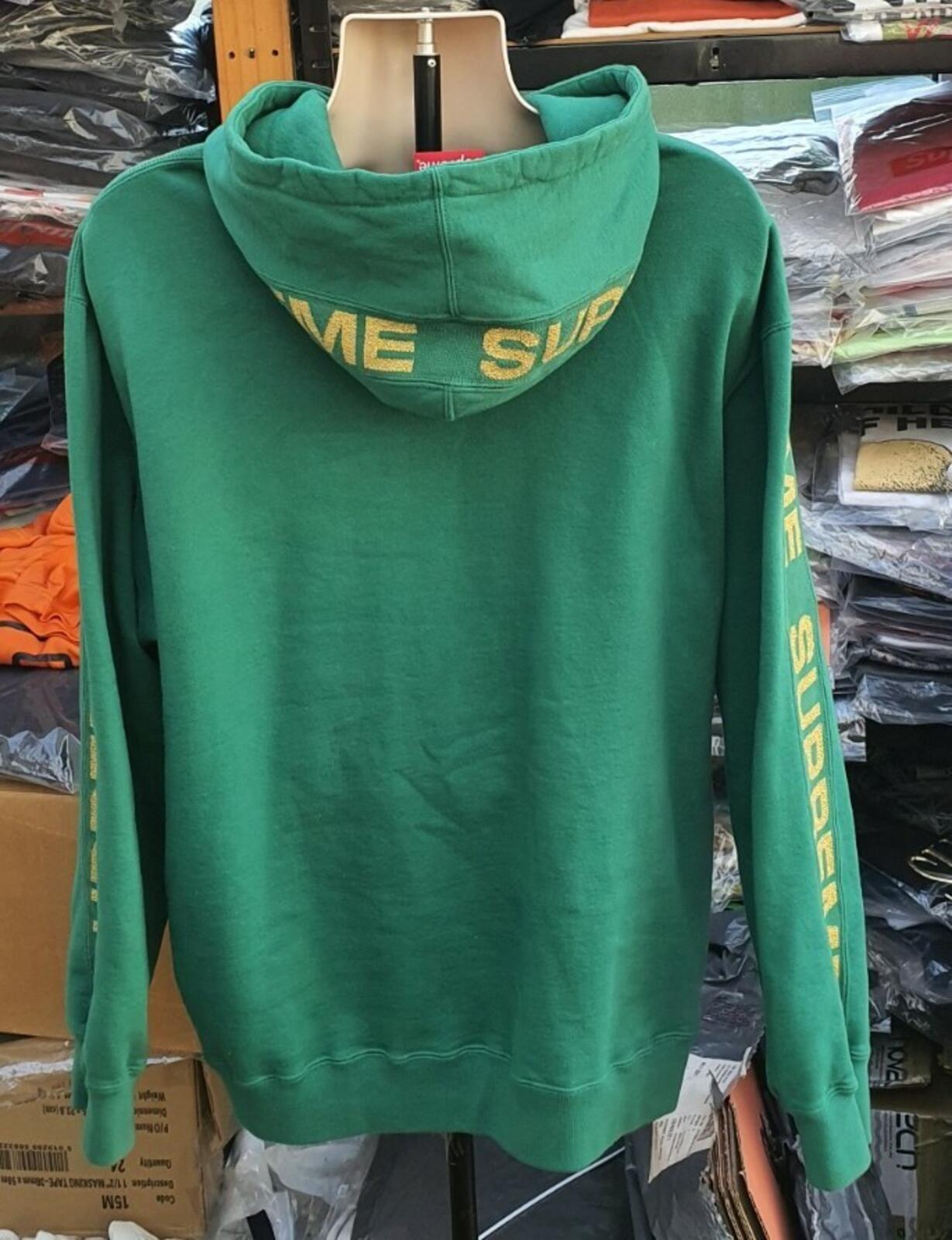 SS20 Supreme Metallic Rib Hooded Sweatshirt Size XL