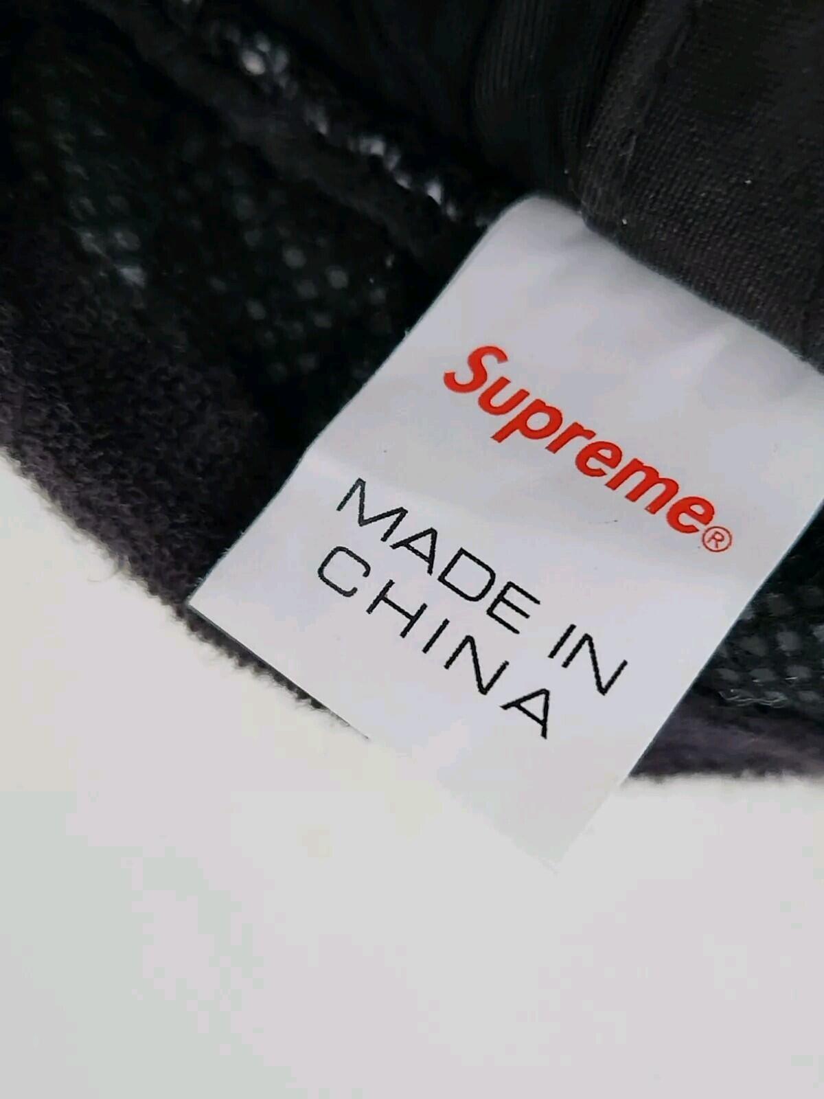 SS19 Supreme Contrast Stitch Crusher Bucket Hat Black Water Resistant Reflective